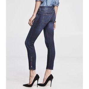 Express Stella Low Rise Ankle Zip Jean Leggings